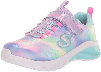 Skechers Unisex-Child Coastline Sneaker, Lavender/Multi, 10 Toddler