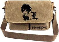 WANHONGYUE Death Note Anime Small Messenger Bags Canvas Shoulder Bag Mini Sling Bag Crossbody Bag Casual Purse 1