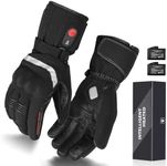 Sun Will Heated Motorcycle Gloves for Men Winter,Waterproof Warm heated riding gloves motorcycle Rechargeable for mens womens Cold Weather Outdoor Cycling Driving Hunting Skiing Snowboarding