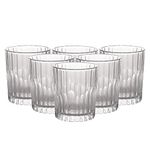 Duralex® Manhattan Whiskey Glasses Set of 6 pcs- 310 ml Bar Glass for Drinking Bourbon, Whisky, Scotch, Cocktails Tumbler