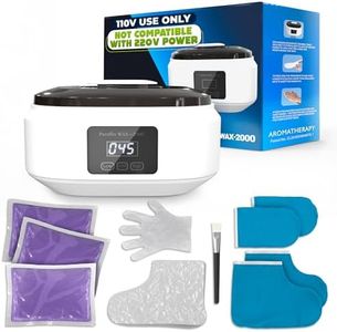 Paraffin Wax Machine for Hand and Feet – Full Set Hand Wax Paraffin Machine 3400ml – Fast Heating, Keep Warm, Adjustable Temperature (Two Modes) for Moisturizing Spa | Soft and Smooth Skin at Home
