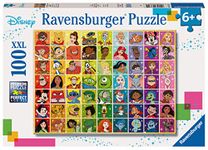 Ravensburger Disney Pixar Disney & Pixar Colour Palette Jigsaw Puzzles for Kids Age 6 Years Up - 100 Pieces XXL - Gifts for Children