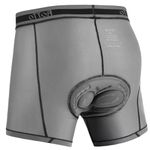 ROTTO Mens Cycling Underwear 3D Padded Bike Undershorts MTB Liner Breathable Quick Drying Grey