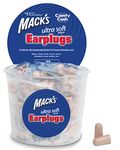 Mack's Ultra Soft Foam Earplugs, 100 Pair - 33dB Highest NRR, Comfortable Ear Plugs for Sleeping, Snoring, Travel, Concerts, Studying and Loud Noise | Made in USA