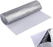 Putentfun 2 sq.m(21.5 sq.ft) Car Sound Deadening Self Adhesive Mat, 80 mil (2 mm) Butyl Sound Deadener Mat,Car & Van Sound proofing,Sound Dampening for Car Trunk, Door, Floor and Ceiling - Sliver