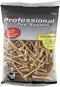 Pride Professional Tee System, 2-3/4 inch ProLength Tee, 175 count, Natural