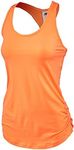 New Balance Women's Tank N36,Vivid Tangerine ,S