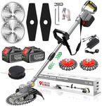 Cordless Strimmer with Weed Brush 2
