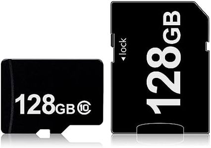 Yonvim 128GB Memory Card, Up to 100MB/s, Multifunctional and Multi - Purpose High Speed Memory Card for Dash Cam/Trail Camera/Phone/Drone