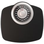 Adamson A25 Scales for Body Weight - Up to 400 LB - New Version - 5.3" Dial on 12.4" x 12" Platform - Anti-Skid Rubber Surface - High Precision Bathroom Scale Analog - Durable with 20-Year Warranty