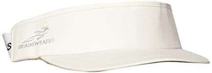 Headsweats Performance Super Eventure Running/Outdoor Sports Visor, One Size Fits All, White