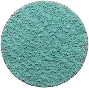 Benchmark Abrasives 2 Inch Sanding Discs Quick Change Green Zirconia, Male R Type Backing - Drill & Die Grinder Sanding Disc for Deburring Polishing Rust Remover for Metal (1000 Pack) - 36 Grit