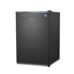 Black+Decker BCRK25B Compact Refrigerator Energy Star Single Door Mini Fridge with Freezer, 2.5 Cubic Ft., Black