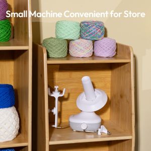 Etcokei Electric Yarn Winder – Compact Wool Cake Spinner for Knitting & Crochet