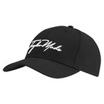 TaylorMade Mens Tm23 Script Seeker Golf Baseball Cap, Black