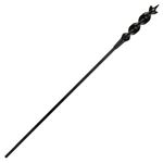 Greycore Tools 3/4 Inch x 18 Inch Flexible Drill Bit for Wire Pulling and Fishing, Auger Head Installer Drill Bit, Fish Bit for Pulling Wires in Walls (3/4" x 18" Installer)