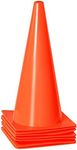 [7 Pack] Traffic Safety Cones, 15 I