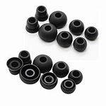 Replacement Silicone Ear Tips Earbuds For Powerbeats 2 & For Powerbeats 3 Earphones (Black)