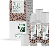 Australian Bodycare Tea Tree Oil Spot Stick - Tea Tree Blemish Stick for Spots, pimples, Oily and Acne Prone Skin. Contains high Pharmaceutical Grade Australian Tea Tree Oil, 9ml (3 x Spot Stick)