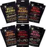 Billy Franks Gluten Free Beef Jerky - High Protein - Healthy Keto Snack - Biltong - Variety Pack - 12 Packs x 30g