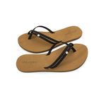 Volcom Women's Thrills Sandal Flip-Flop, Black - New, 8