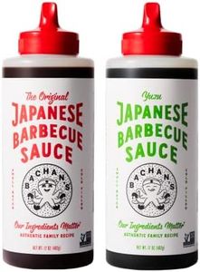 Bachan's Japanese Barbecue Sauce 2 Pack - 1 Original, 1 Yuzu - BBQ Sauce for Wings, Chicken, Beef, Pork, Seafood, Noodles, and More. Non GMO, No Preservatives, Vegan, BPA free