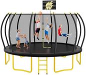 16FT Pumpkin Trampoline with Basket