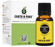 Earth N Pure Fenugreek Seed Oil (Methi Oil) Cold Pressed, Natural and Therapeutic Grade 15 ml