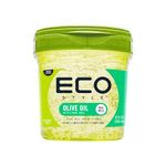 Eco Style Olive Oil Eco Styler Hair Gel, Hydrate and Style, Alcohol-Free, Green 236 ml (Pack of 1)