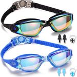 Fpxnb Swim Goggles, 2 Pack Swimming