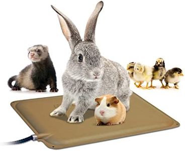 K&H Pet Products Outdoor Small Animal Heated Pad for Rabbits and Small Animals Tan 9 X 12 Inches