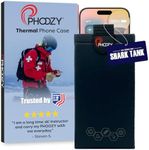 PHOOZY Ultra-Durable Thermal Phone Case for Extreme Cold | Insulated Phone Case Extends Battery Life 4X | Snowboard & Ski Gear | As Seen on Shark Tank (XP3 Black-Large)