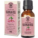 Natural Planet Geranium Essential Oil 15ML Natural 100% Pure & Undiluted, Therapeutic Grade Pure, Cruelty Free