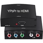 Component YPbPr to HDMI converter, component YPbPr to HDMI converter, signal converter, YPbPr to HDMI converter video (YPbPr) audio to HDMI adapter 1: 1 transmission