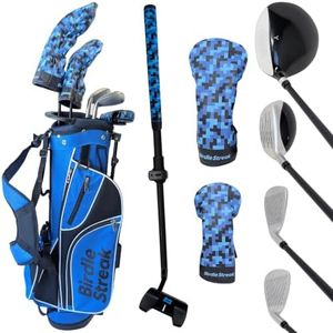 RightSize Junior Pro Series Kids Golf Clubs by Birdie Streak, Adjustable Length Golf Clubs for Ages 5–12 (Right Hand Set)