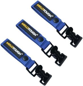 MELOTOUGH 3PCS Glove Clips for Work,Glove Holder Clip,Work Glove Clip with Alligator Clips(Blue)…