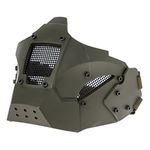 Nuprol Mesh Lower Face Shield V4; Olive Drab