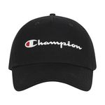 Champion Ameritage Dad Adjustable Cap, Medium Black, One Size