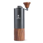 TIMEMORE Chestnut G1 Manual Coffee Grinder with Adjustable Setting; Unibody-Design of Aluminum and Walnut Wood | Pour Coffee; Espresso; French Press