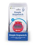 Learning Resources Simple Stopwatch (Set of 6), Yellow,green,red