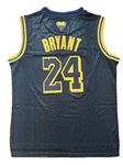 EKANBR Men's #24#8 Mamba Basketball Jersey Black Snakeskin for Bryant Fans (X-Large, 24 Black)