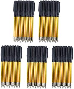 GUGULUZA Aluminium Flèches pour Arbalète Pistolet Fort Impact 50 LB et 80 LB (60 Pack)