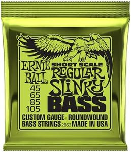 Ernie Ball Regular Slinky Nickel Wound Short Scale Bass Strings - 45-105 Gauge