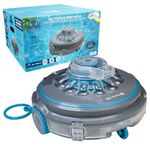 U.S. Pool Supply Octopus Pro Max Cordless Robotic Pool Vacuum Cleaner - Lasts 75 Mins, Powerful Suction, Dual Filtering, Cleans Removes Leaves Debris - Flat Above-Ground, Small In-Ground, Rechargeable