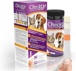 CheckUp Dog and CAT Urine Testing Strips for UTI Detection 50pk