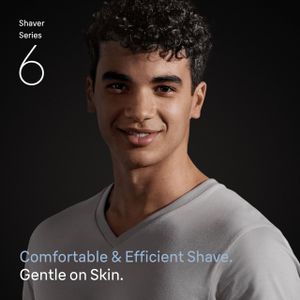 Braun Series 6 Electric Shaver – Grey, Wet & Dry
