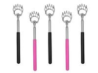 Telescoping Back Scratcher,Back Scratcher,Portable Extendable Telescopic Bear Claws Metal Back Scratchers for Both Human and Pets (5 Pack).
