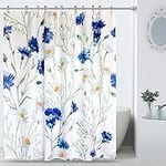 VVA Watercolor Flower Shower Curtai