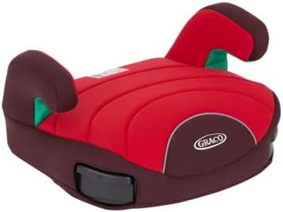 Graco Eversure Lite R129 Backless Booster Car Seat, Lightweight at only 2.1kg, Suitable from approx. 7 to 12 years (135-150cm), Cherry fashion