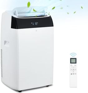 Portable Air Conditioner 3 in 1 with Remote Cool & Dual Motors & Auto Swing, 14000 BTU(ASHRAE)/10200 BTU (SACC), Dehumidifier & Fan Modes For Home Up To 750 Sq.Ft